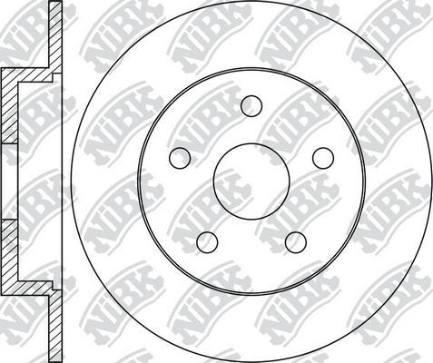 NiBK RN1758 - Bremžu diski ps1.lv