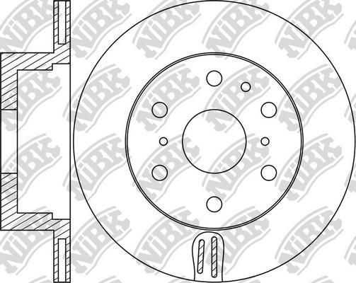 NiBK RN1757 - Bremžu diski ps1.lv