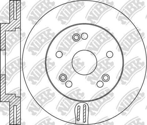 NiBK RN1711 - Bremžu diski ps1.lv