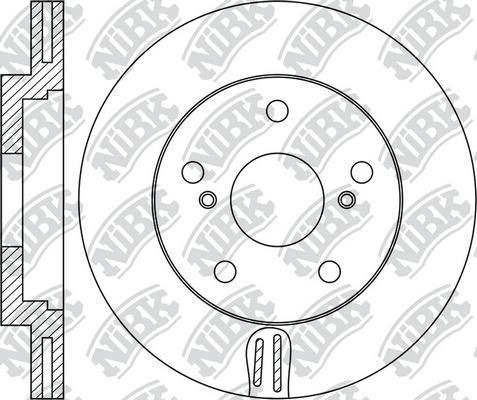 NiBK RN1775 - Bremžu diski ps1.lv