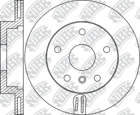 NiBK RN1773 - Bremžu diski ps1.lv