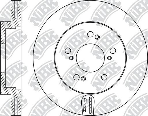 NiBK RN2054 - Bremžu diski ps1.lv