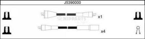 Nipparts J5390000 - Augstsprieguma vadu komplekts ps1.lv