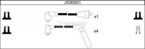 Nipparts J5385001 - Augstsprieguma vadu komplekts ps1.lv