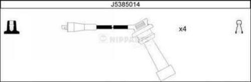 Nipparts J5385014 - Augstsprieguma vadu komplekts ps1.lv