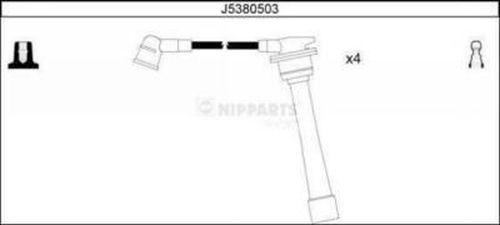 Nipparts J5380503 - Augstsprieguma vadu komplekts ps1.lv