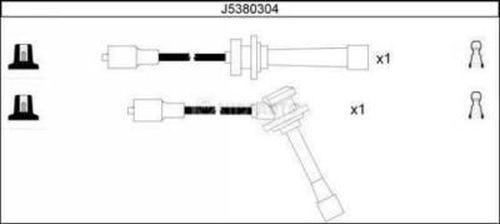 Nipparts J5380304 - Augstsprieguma vadu komplekts ps1.lv