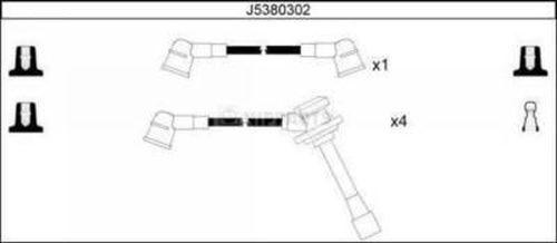 Nipparts J5380302 - Augstsprieguma vadu komplekts ps1.lv