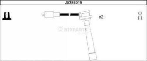 Nipparts J5388019 - Augstsprieguma vadu komplekts ps1.lv