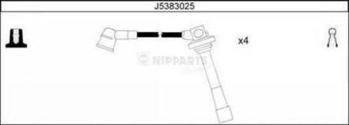 Nipparts J5383025 - Augstsprieguma vadu komplekts ps1.lv