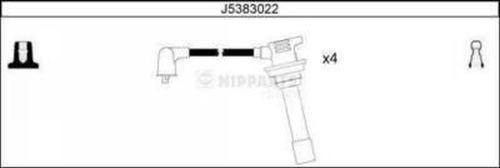 Nipparts J5383022 - Augstsprieguma vadu komplekts ps1.lv