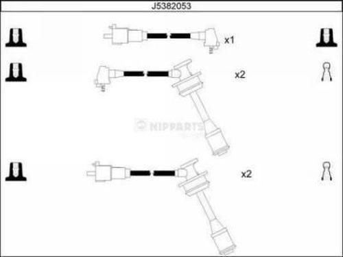 Nipparts J5382053 - Augstsprieguma vadu komplekts ps1.lv