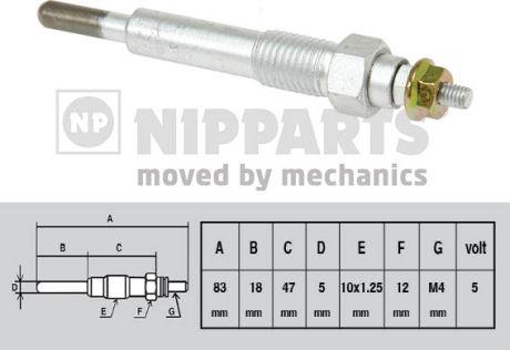 Nipparts J5719004 - Kvēlsvece ps1.lv