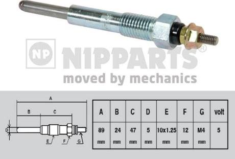 Nipparts J5719000 - Kvēlsvece ps1.lv