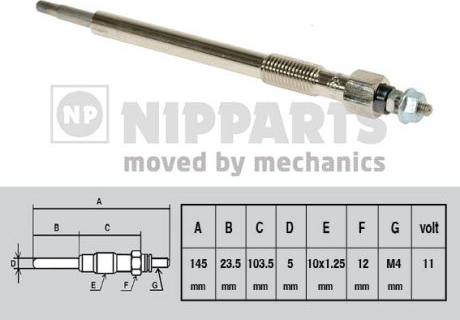 Nipparts J5719012 - Kvēlsvece ps1.lv