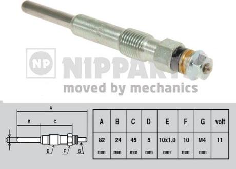 Nipparts J5714000 - Kvēlsvece ps1.lv