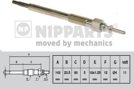 Nipparts J5714001 - Kvēlsvece ps1.lv