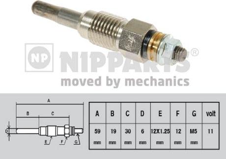 Nipparts J5715013 - Kvēlsvece ps1.lv