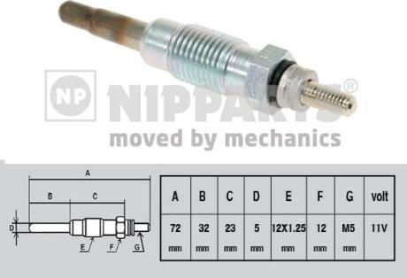 Nipparts J5710400 - Kvēlsvece ps1.lv