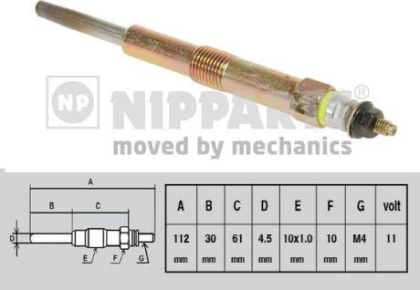 Nipparts J5710501 - Kvēlsvece ps1.lv