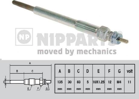 Nipparts J5710502 - Kvēlsvece ps1.lv