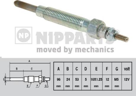 Nipparts J5710300 - Kvēlsvece ps1.lv