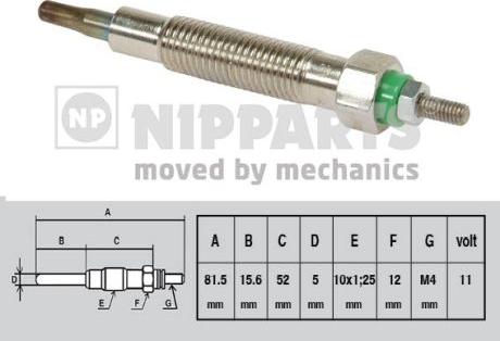 Nipparts J5711022 - Kvēlsvece ps1.lv