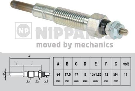 Nipparts J5713011 - Kvēlsvece ps1.lv