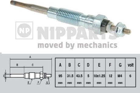 Nipparts J5712006 - Kvēlsvece ps1.lv