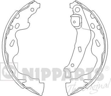 Nipparts J3502082 - Bremžu loku komplekts ps1.lv