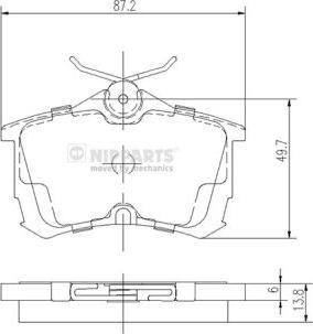 Valeo 302463 - Bremžu uzliku kompl., Disku bremzes ps1.lv