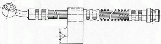 Nipparts J3700543 - Bremžu šļūtene ps1.lv