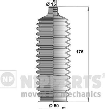 Nipparts J2846008 - Putekļusargu komplekts, Stūres iekārta ps1.lv