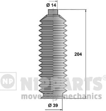 Nipparts J2843000 - Putekļusargu komplekts, Stūres iekārta ps1.lv