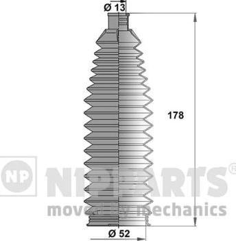 Nipparts J2842027 - Putekļusargu komplekts, Stūres iekārta ps1.lv