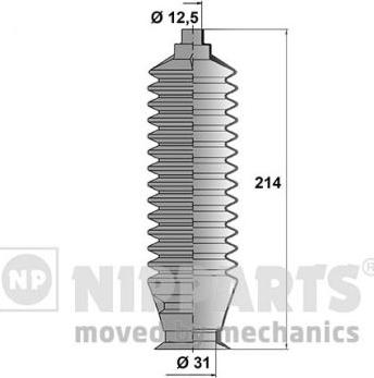 Nipparts J2851003 - Putekļusargu komplekts, Stūres iekārta ps1.lv