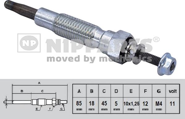 Nipparts N5715021 - Kvēlsvece ps1.lv