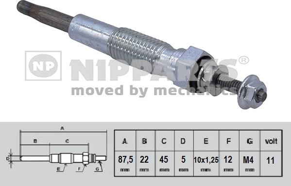 Nipparts N5715023 - Kvēlsvece ps1.lv