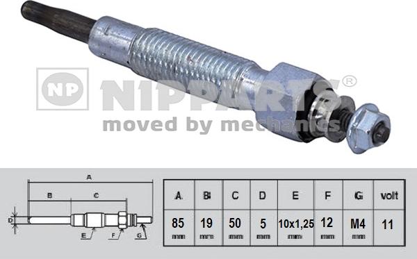 Nipparts N5711036 - Kvēlsvece ps1.lv