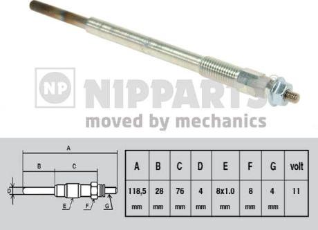 Nipparts N5713014 - Kvēlsvece ps1.lv