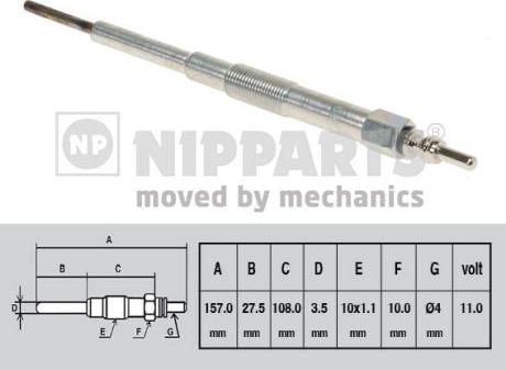 Nipparts N5717000 - Kvēlsvece ps1.lv