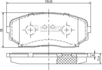 Wagner QC1258A - Bremžu uzliku kompl., Disku bremzes ps1.lv