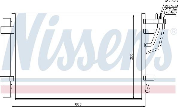 Nissens 94981 - Kondensators, Gaisa kond. sistēma ps1.lv