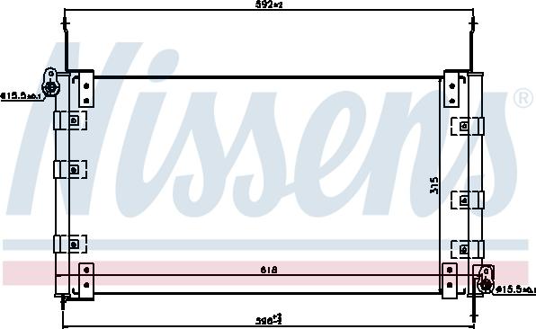 Nissens 94437 - Kondensators, Gaisa kond. sistēma ps1.lv