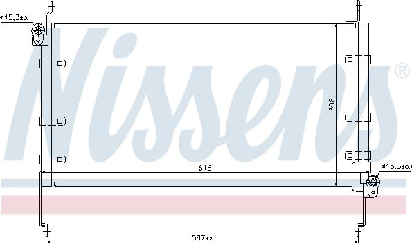 Nissens 94532 - Kondensators, Gaisa kond. sistēma ps1.lv