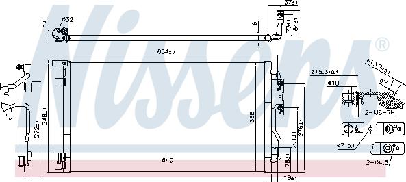 Nissens 940628 - Kondensators, Gaisa kond. sistēma ps1.lv