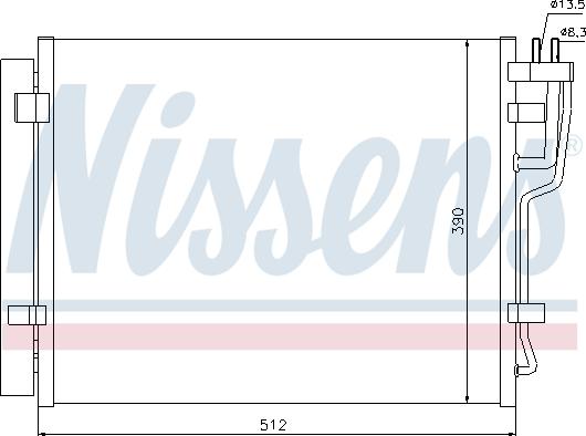 Nissens  940007 - Kondensators, Gaisa kond. sistēma ps1.lv