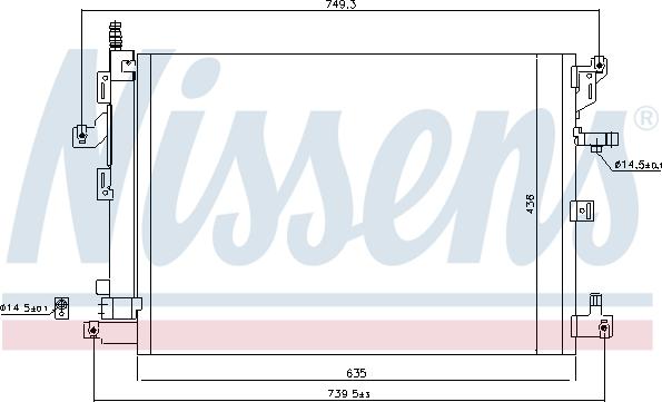 Nissens 940089 - Kondensators, Gaisa kond. sistēma ps1.lv