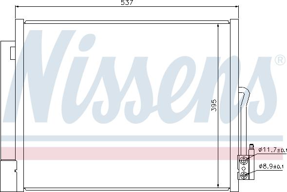 Nissens 940156 - Kondensators, Gaisa kond. sistēma ps1.lv