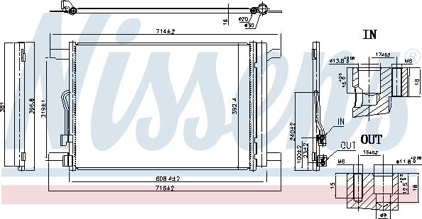 Nissens 940834 - Kondensators, Gaisa kond. sistēma ps1.lv